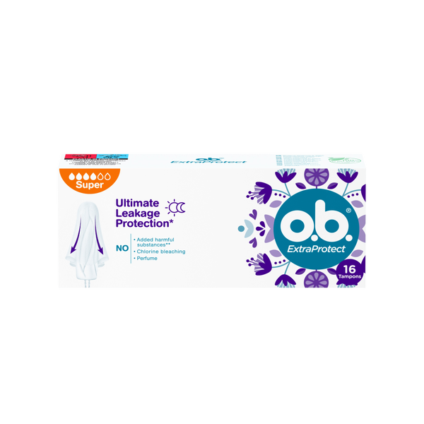 

Супергигиеничные тампоны, 16 шт./1 упаковка. O.B. Extra protect