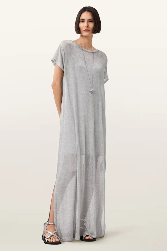 

Платье THEA Allsaints, серебряный