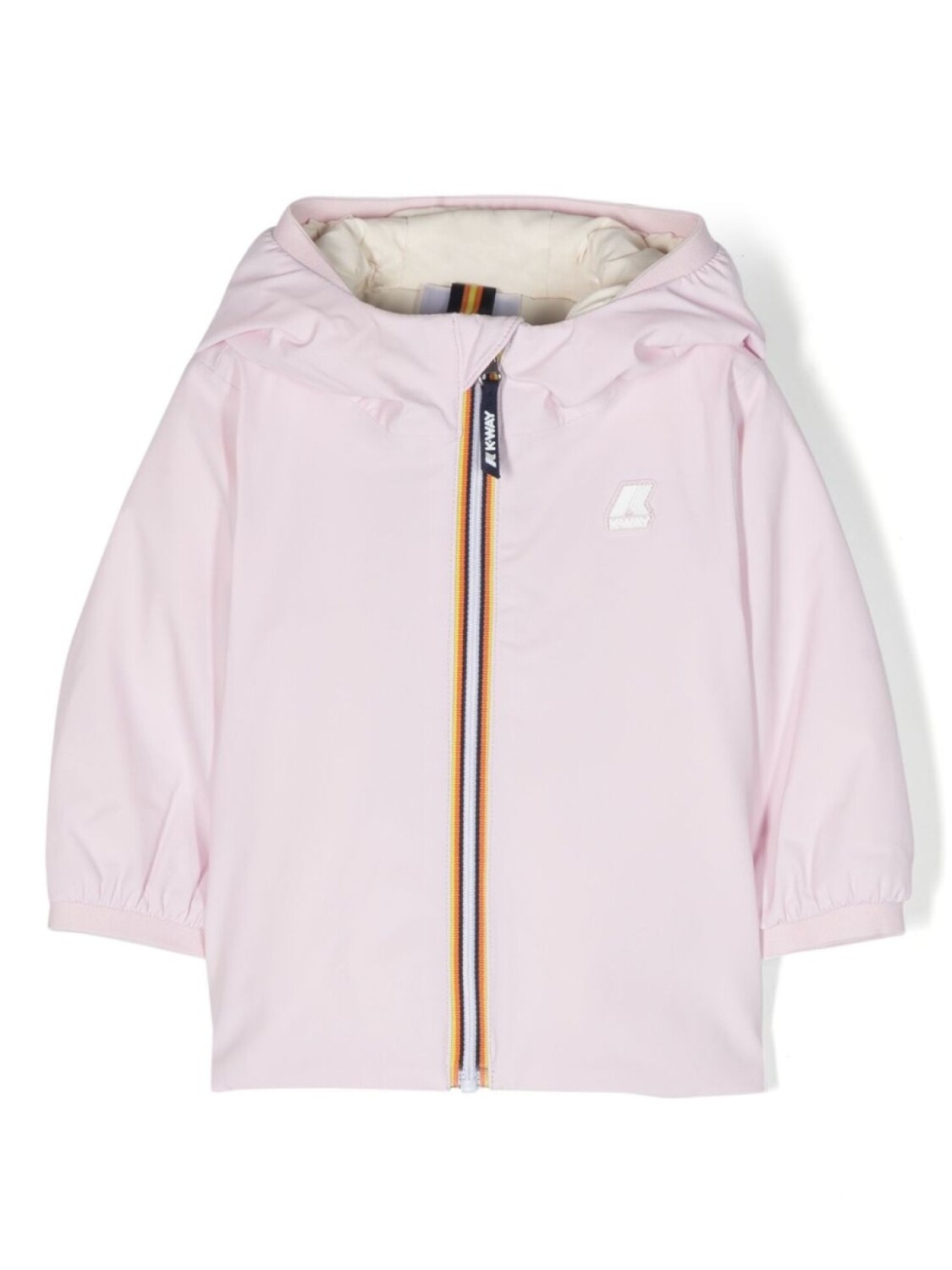 

Куртка на молнии с нашивкой-логотипом K Way Kids, розовый