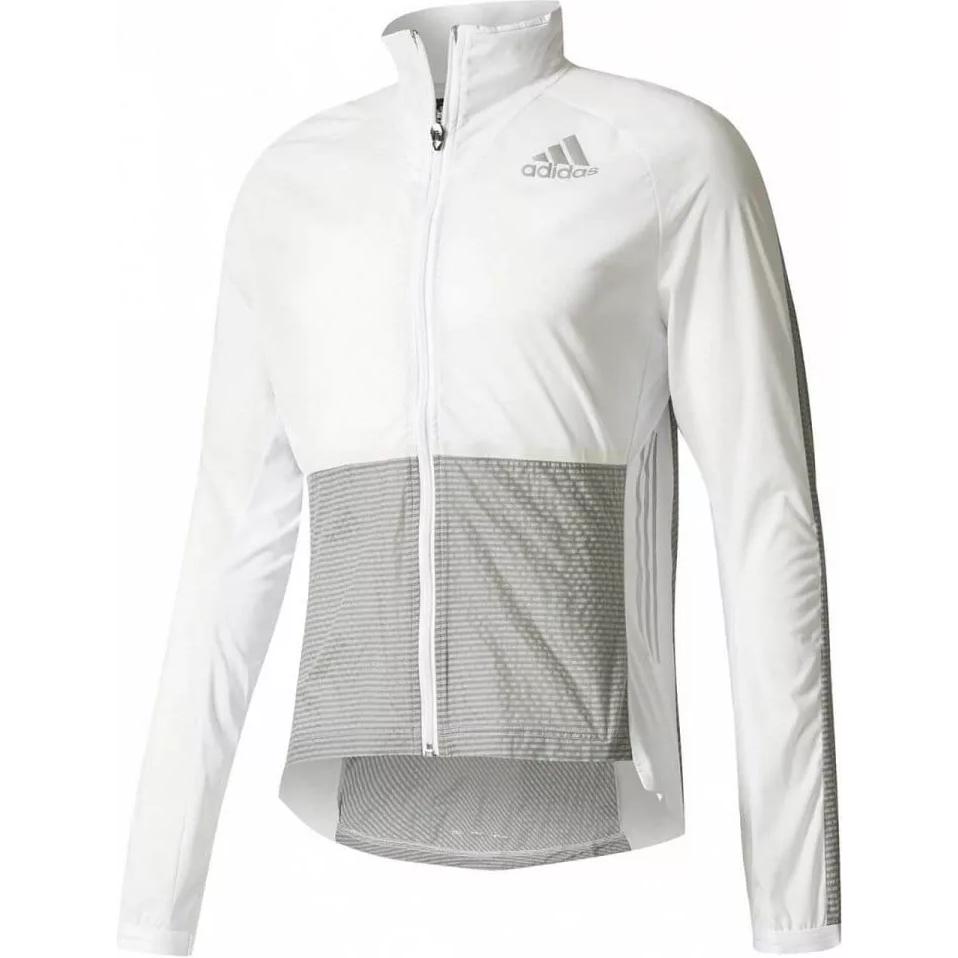 

Adidas АЗ ТРЭК ДжейКейТи М Ретро спортивная куртка с воротником стойка мужская белая, White