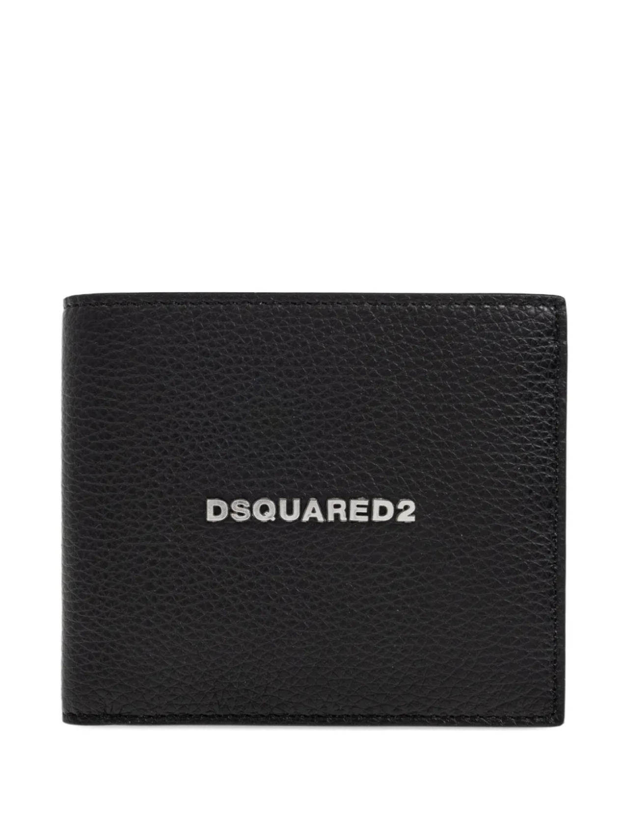 

Кожаный кошелек с логотипом DSQUARED2, черный