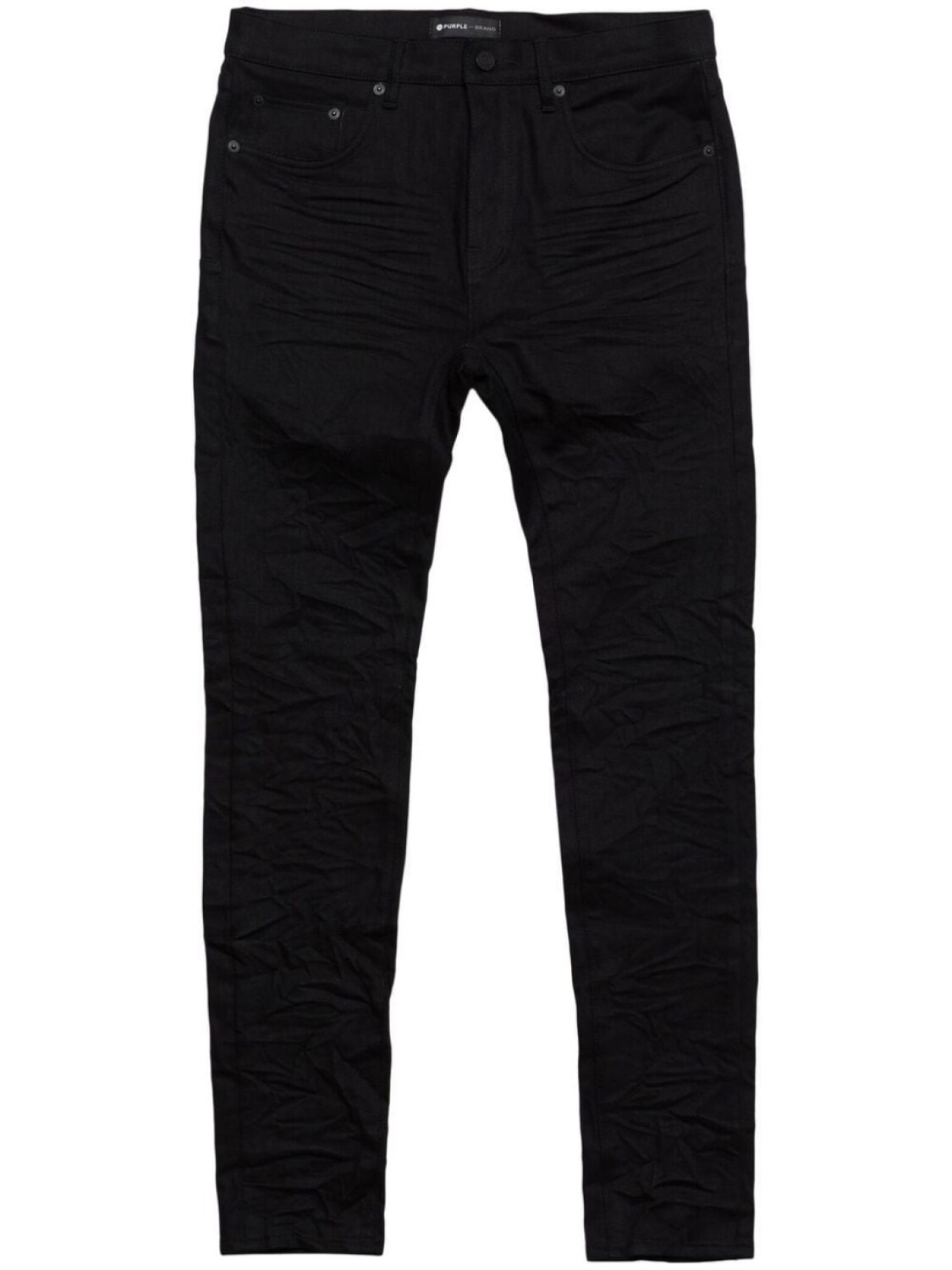 

Purple Brand узкие джинсы с жатым эффектом, черный