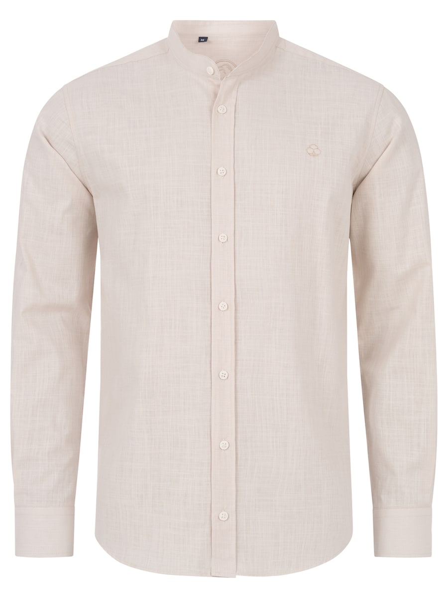 

Рубашка на пуговицах классического кроя Indumentum, бежевый