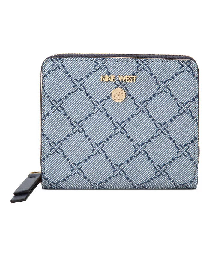 

Кошелек Caireann Small Zip Around Nine West, синий