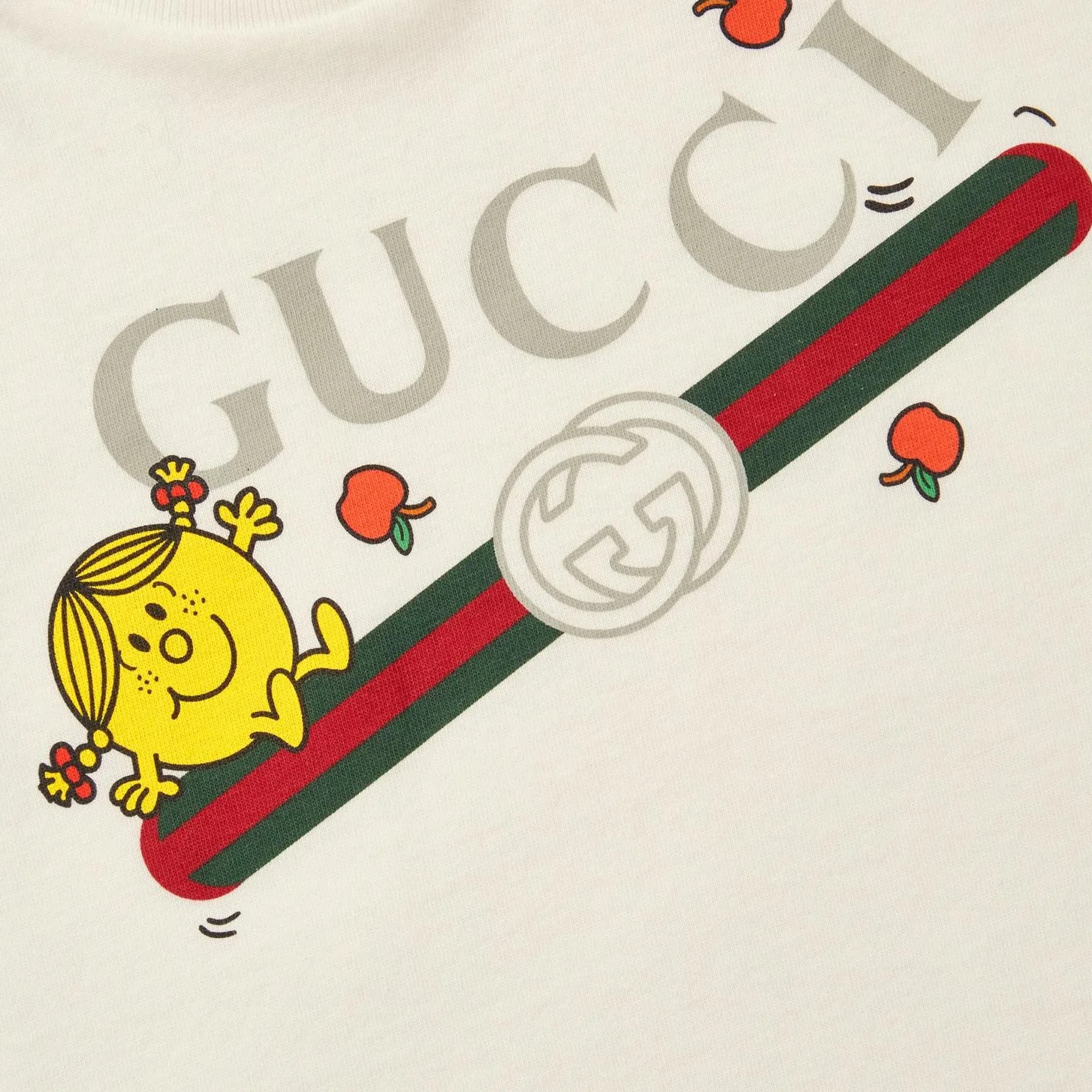 Футболка для детей с круглым вырезом GUCCI, белый — фото 4