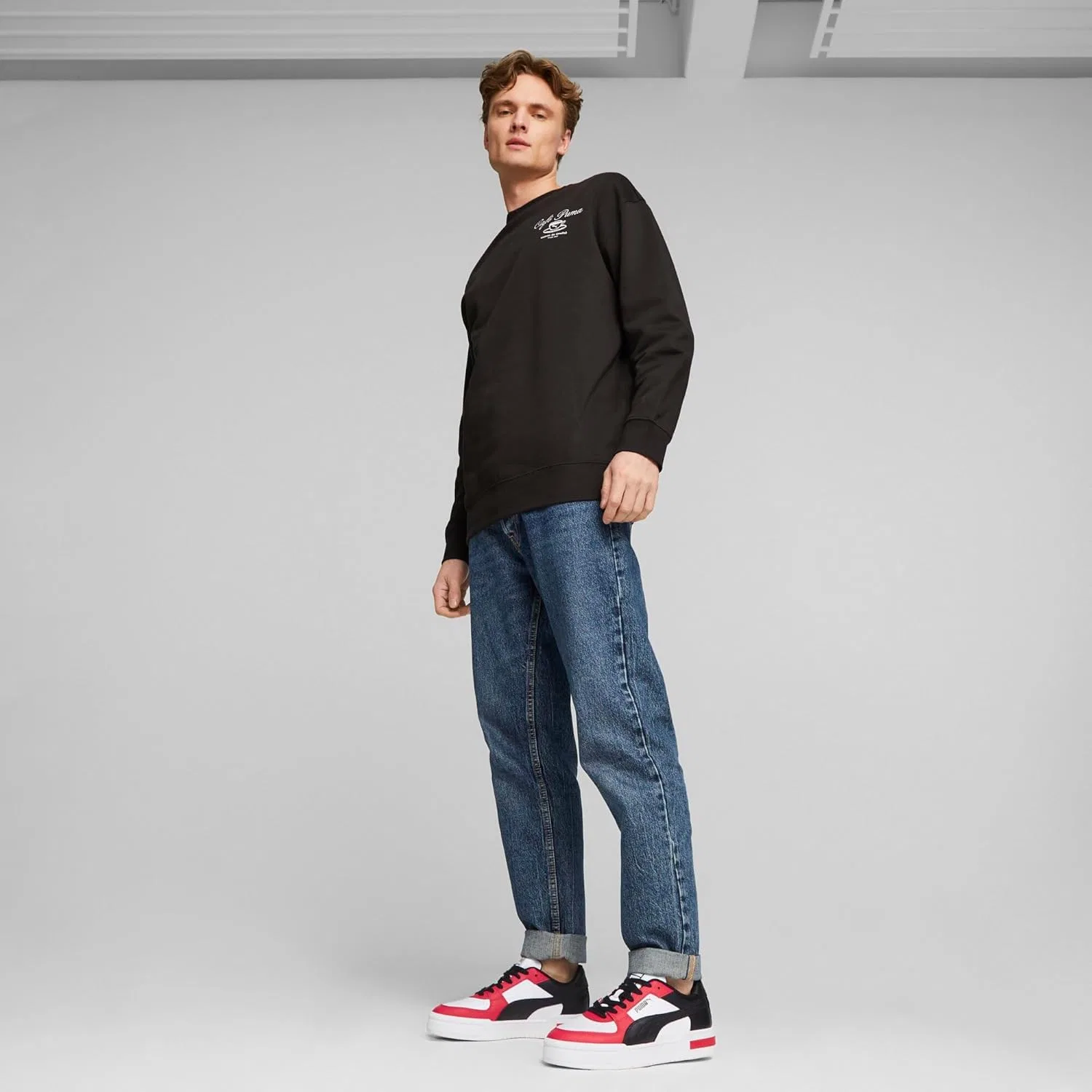 Кроссовки PUMA CA Pro Classic из белой кожи — фото 3