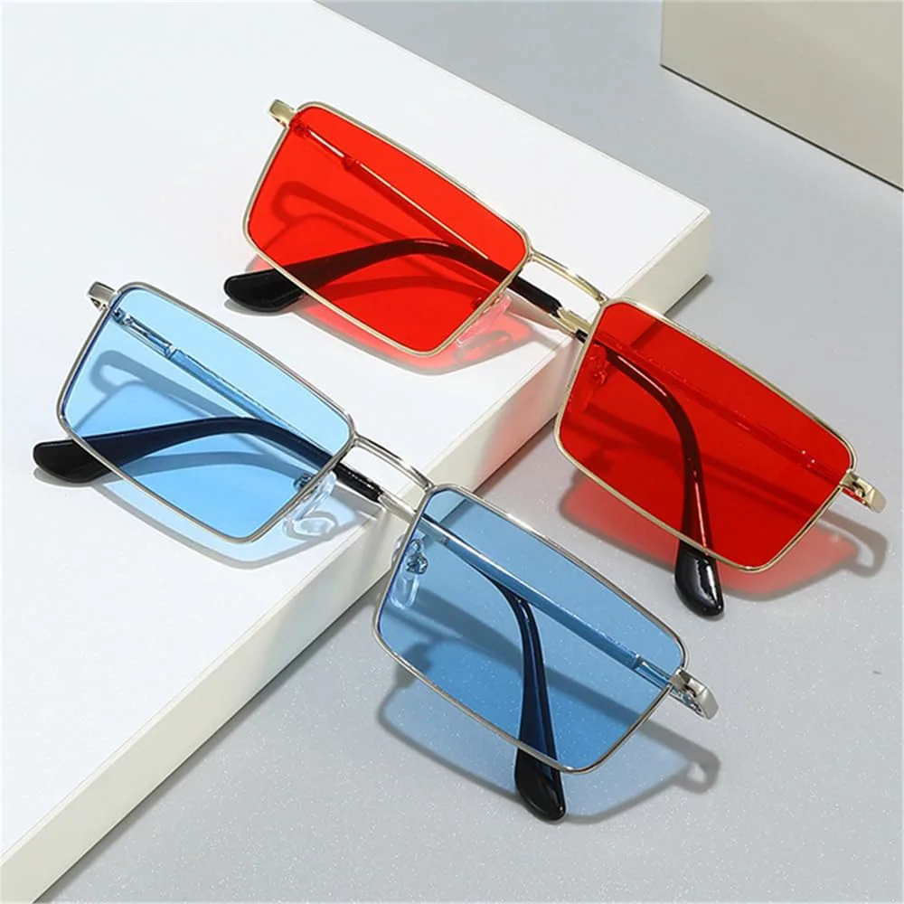 

Солнцезащитные очки UV400 с металлической оправой, маленького размера, для женщин и мужчин, для бега и занятий спортом на открытом воздухе UYPTK, Gold-black