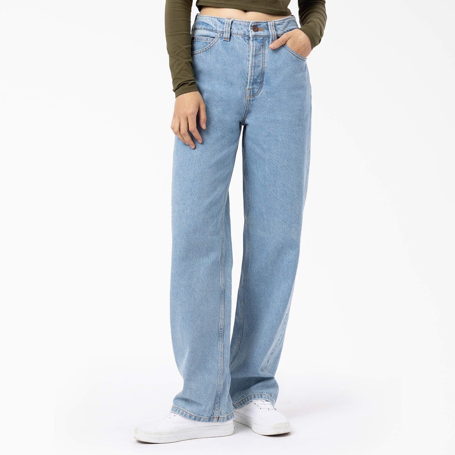 

Женские джинсы Dickies Thomasville, цвет light denim (ltd)