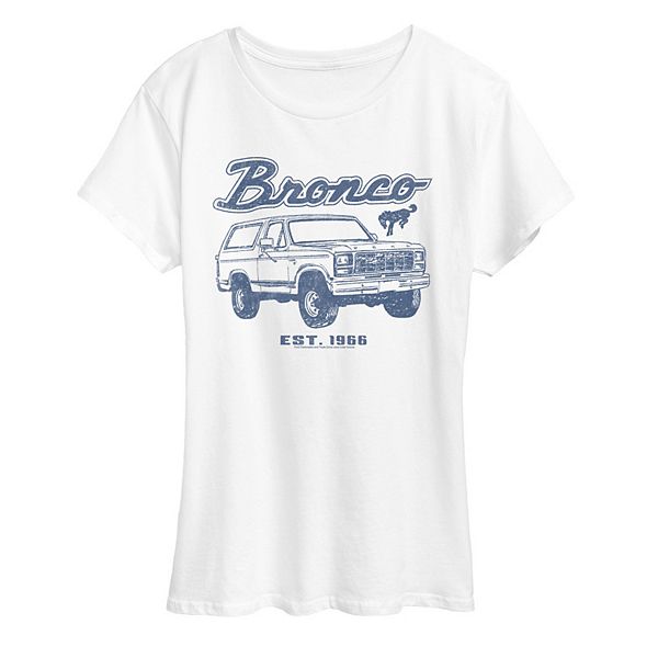 

Футболка с принтом Ford Bronco 1966 Licensed Character, White