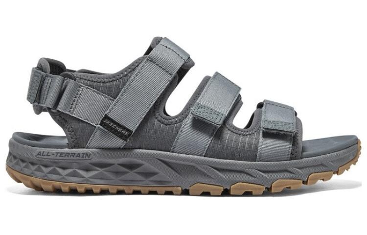 Пляжные сандалии мужские угольно-серые Skechers — фото 2