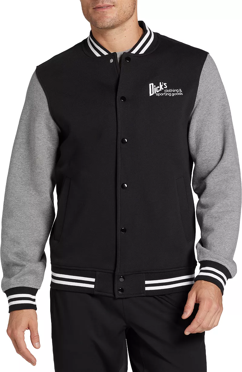 

DICK'S Heritage Shop Флисовая куртка Letterman DICK'S Sporting Goods, цвет Black Vintage Heather