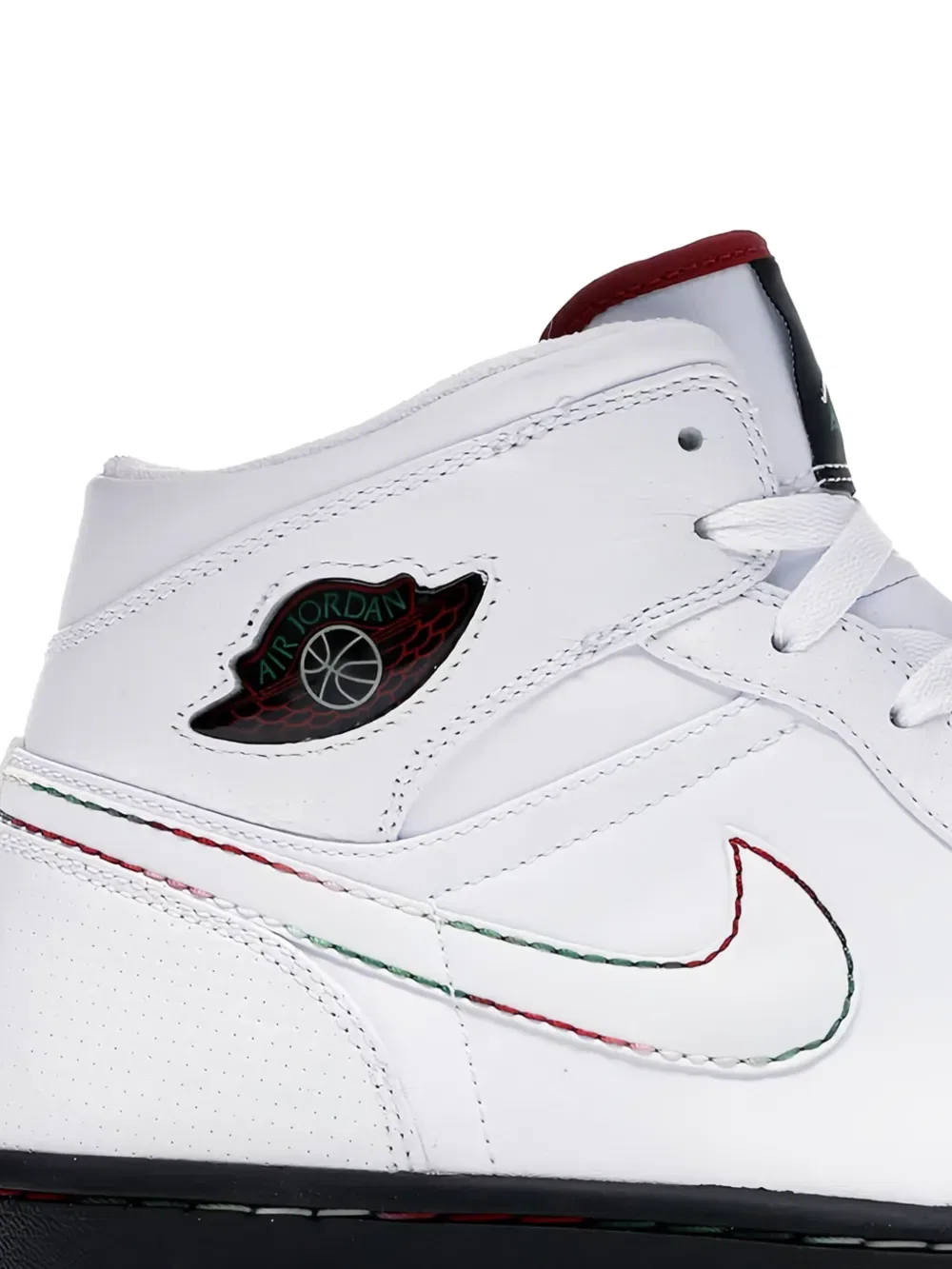 Кроссовки Air Jordan 1 в стиле ретро Синко де Майо, белый — фото 2