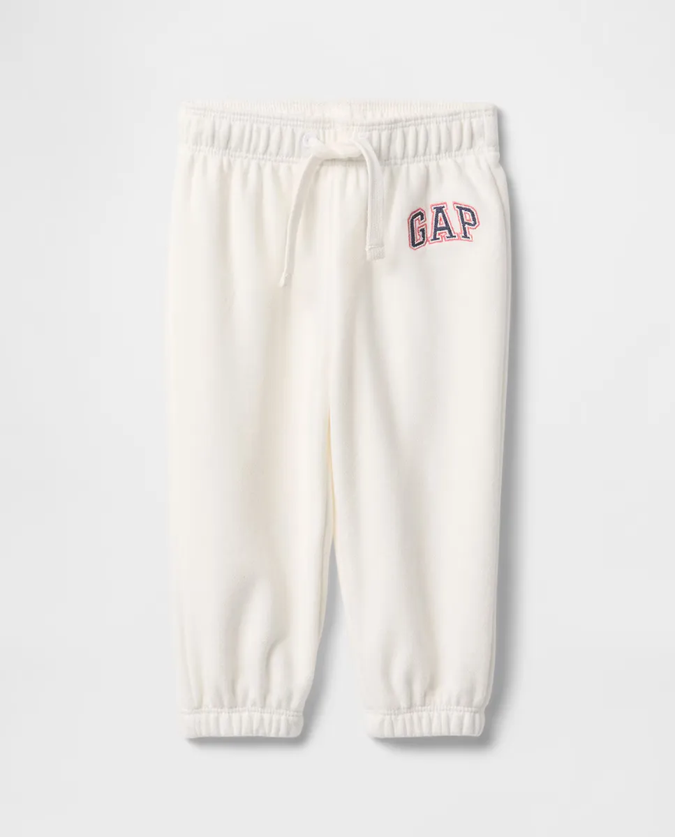 

Мягкие винтажные детские джоггеры с логотипом Gap, белый
