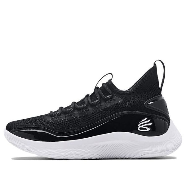 

Кроссовки curry 8 nm 'black white' Under Armour, черный