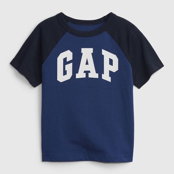 

Футболка с рукавами реглан и логотипом Gap, синий