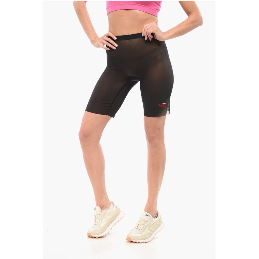 

Прозрачные байкерские леггинсы HONEY Dsquared2, Black