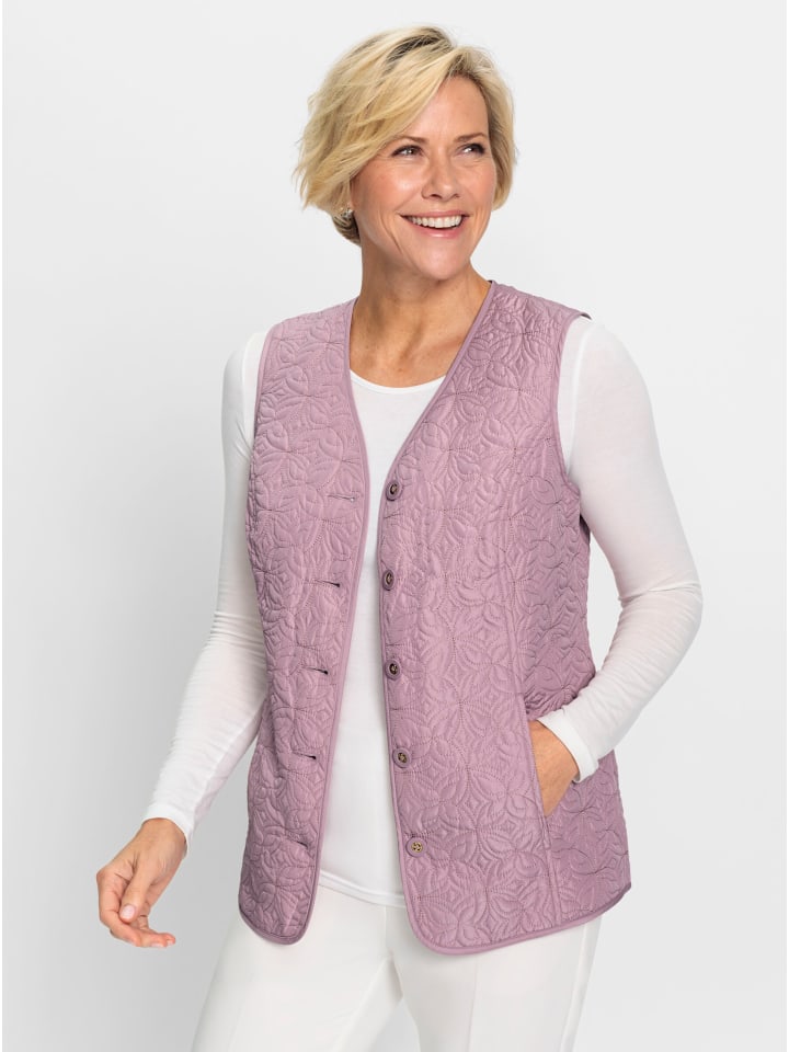 

WITT WEIDEN Стеганый жилет сиреневого цвета