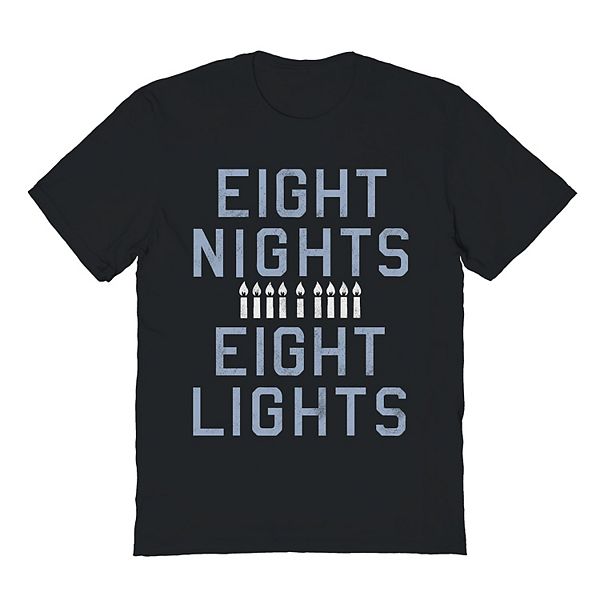 

Мужская футболка с принтом "Восемь ночей, восемь огней Хануки" Licensed Character