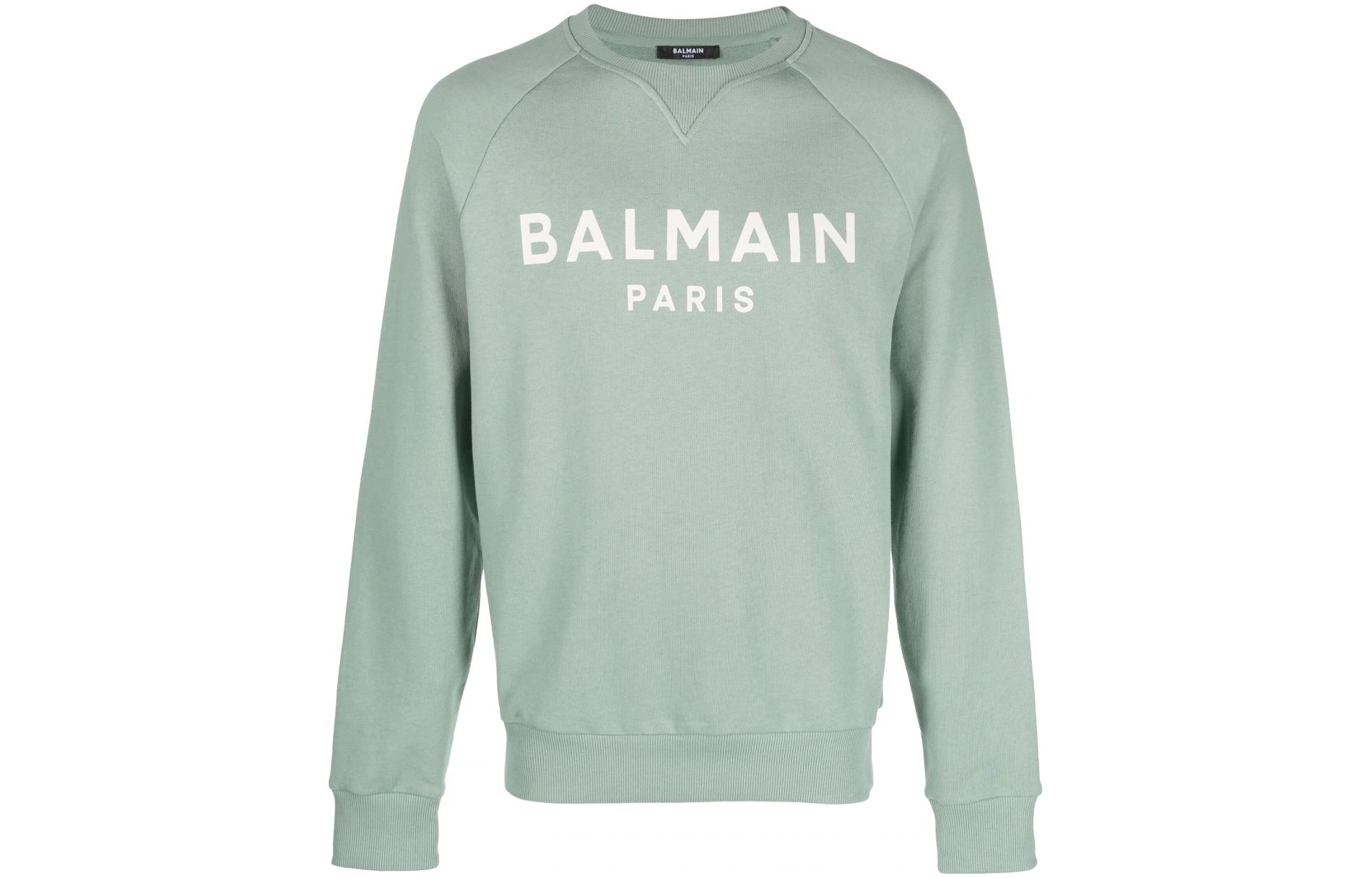 

Свитер мужской светло-зелёный BALMAIN