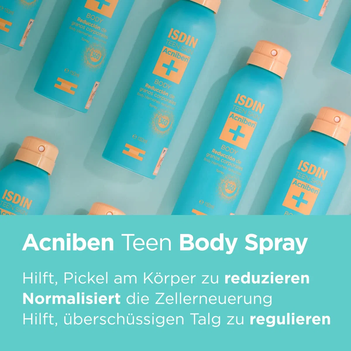 Спрей для тела против акне «ACNIBEN Body» от ISDIN Isdin — фото 3