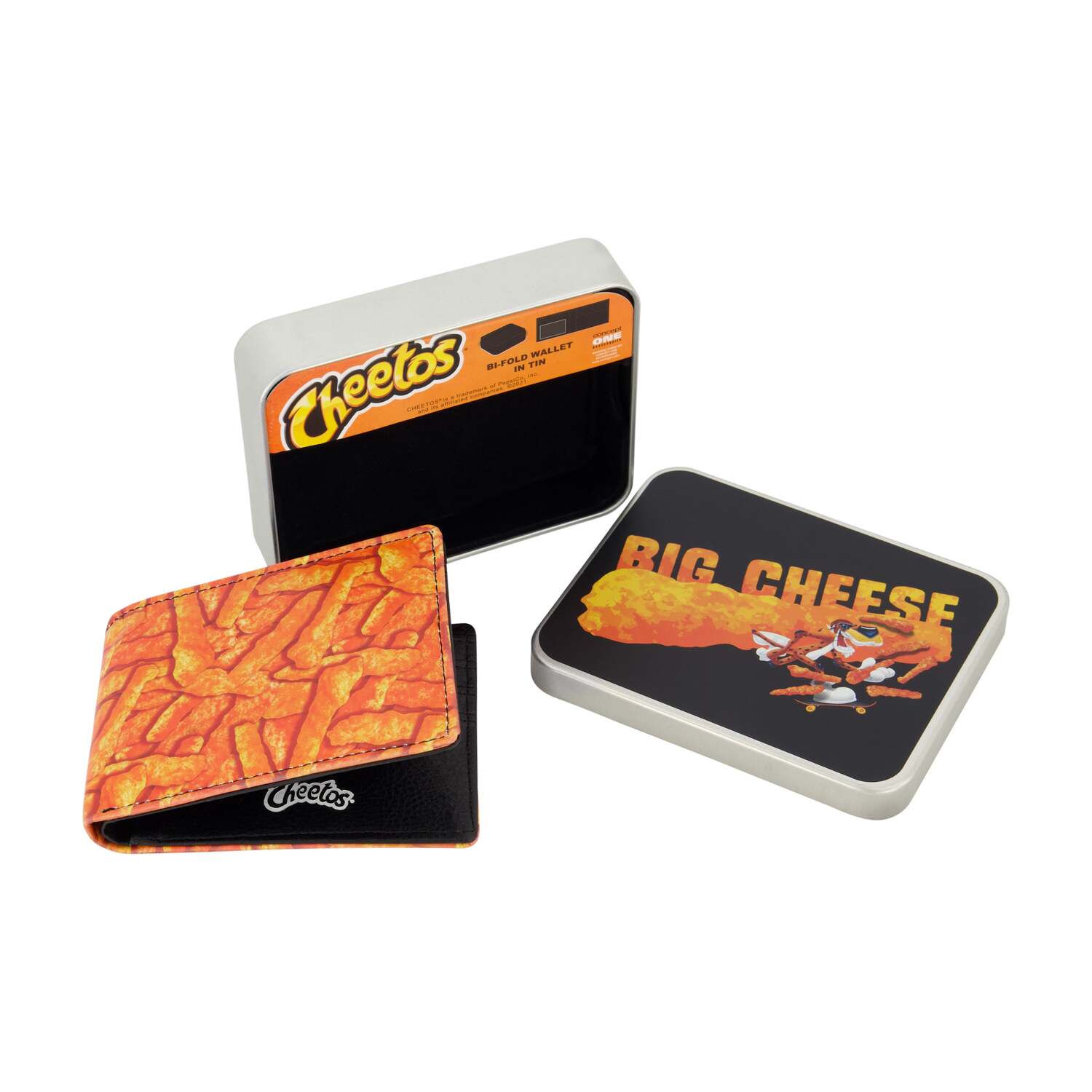 

CHEETOS BIG CHEESE AOP Двойной кошелек, тонкий кошелек с декоративной коробкой для мужчин и женщин Concept One, цвет multi