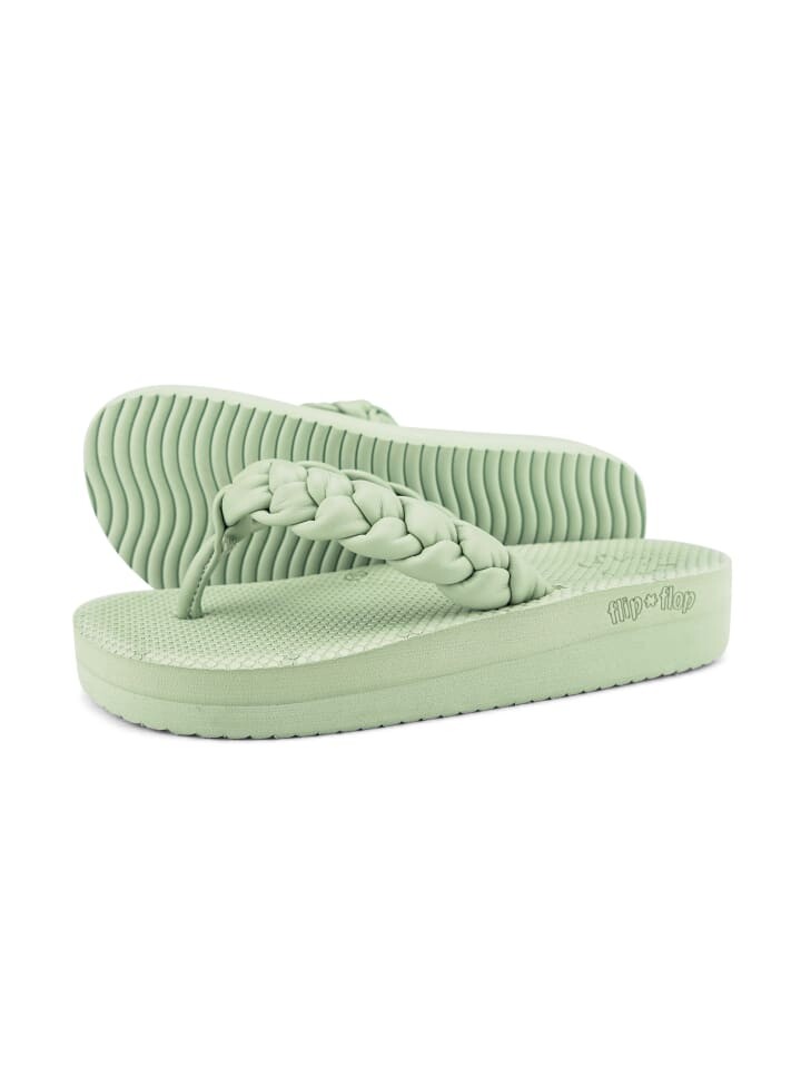 Классические босоножки Flip Flop, цвет matchagrün