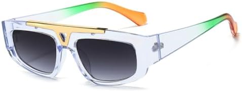 

Ретро металлические полые мужские солнцезащитные очки «кошачий глаз», модные градиентные линзы, защита от УФ-излучения UV400, трендовые женские солнцезащитные очки MTZJH, Light Blue Gray