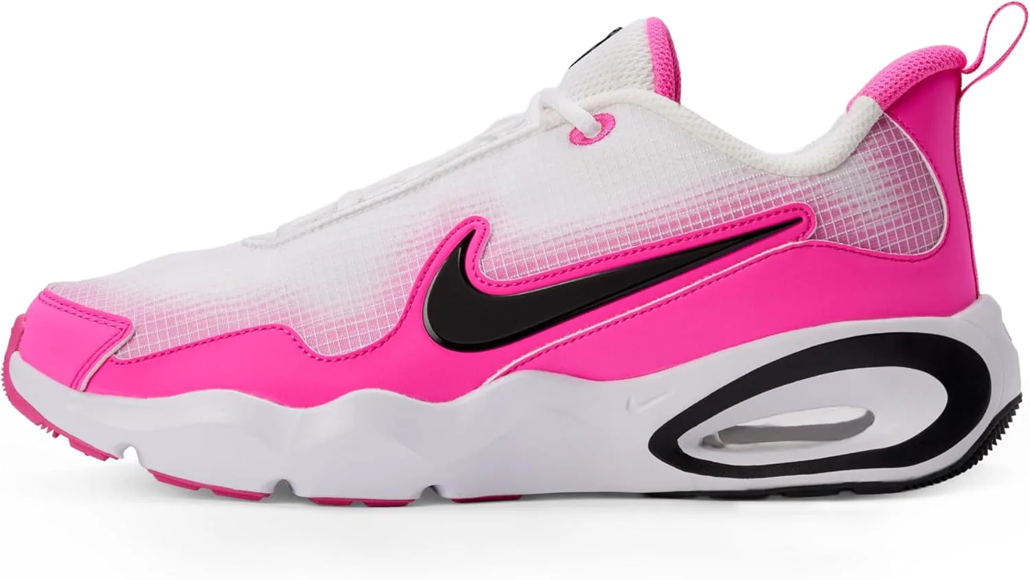 Кроссовки Nike Unisex Air Max Nova для детей - мальчиков, девочек, малышей и грудничков, белый/черный/фуксия