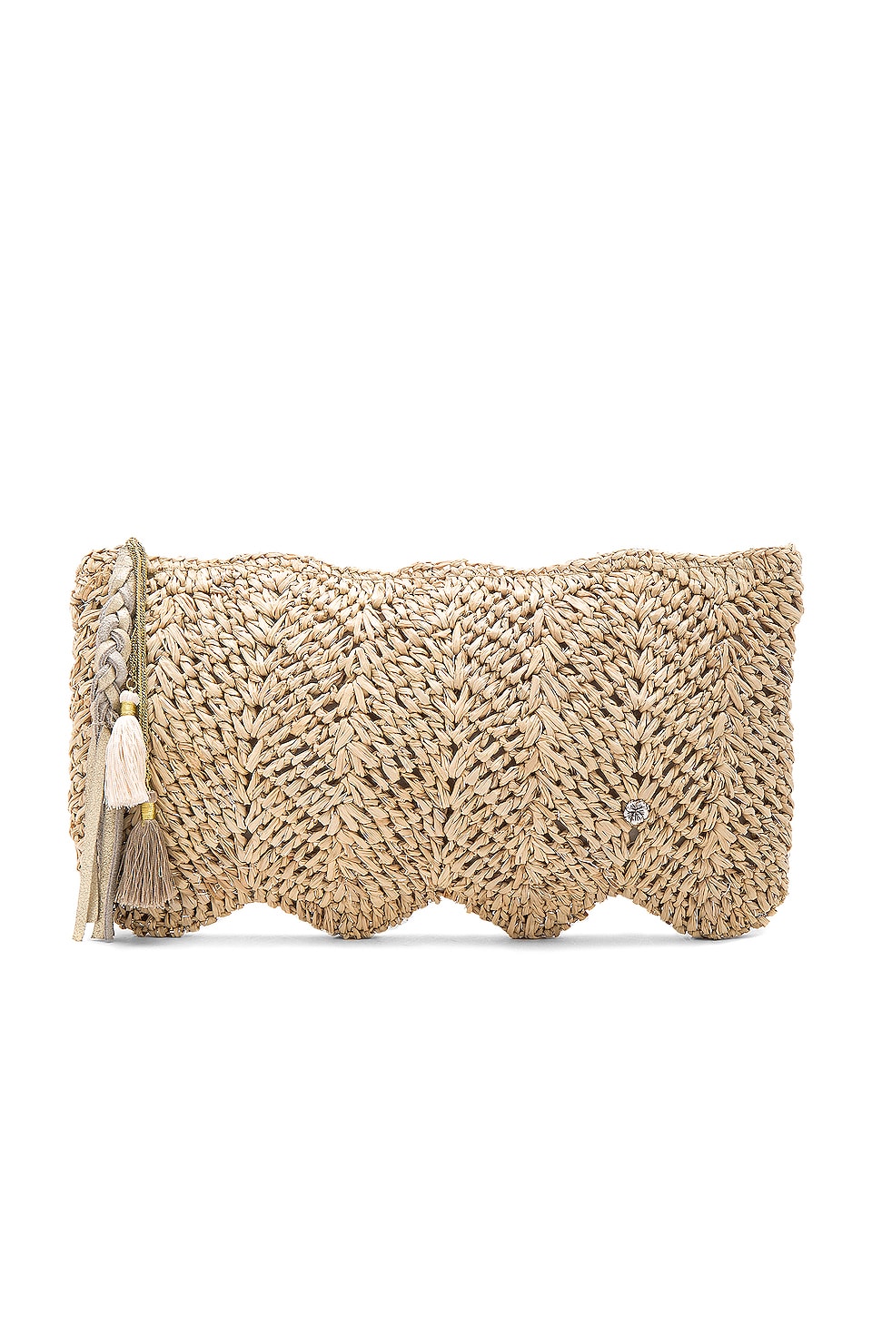 

Клатч Avon Florabella, almond silver