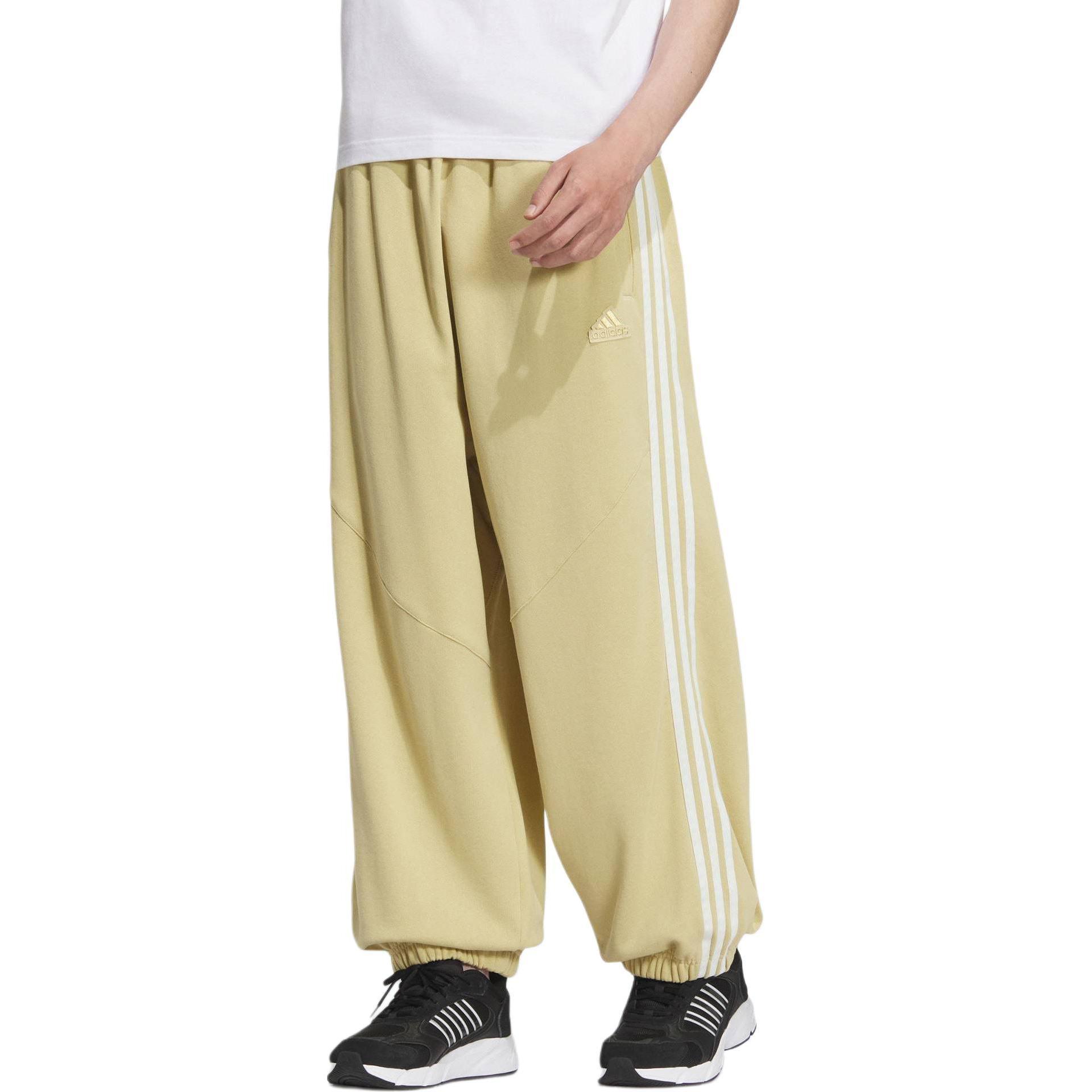Adidas HV KNIT JOGGERS Повседневные брюки мужские песочный коричневый — фото 4