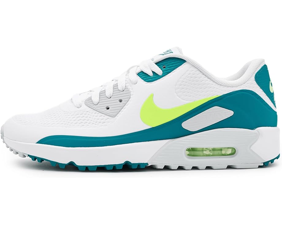 Мужские кроссовки Nike Air Max 90 G, White/Volt/Bright Spruce — фото 4
