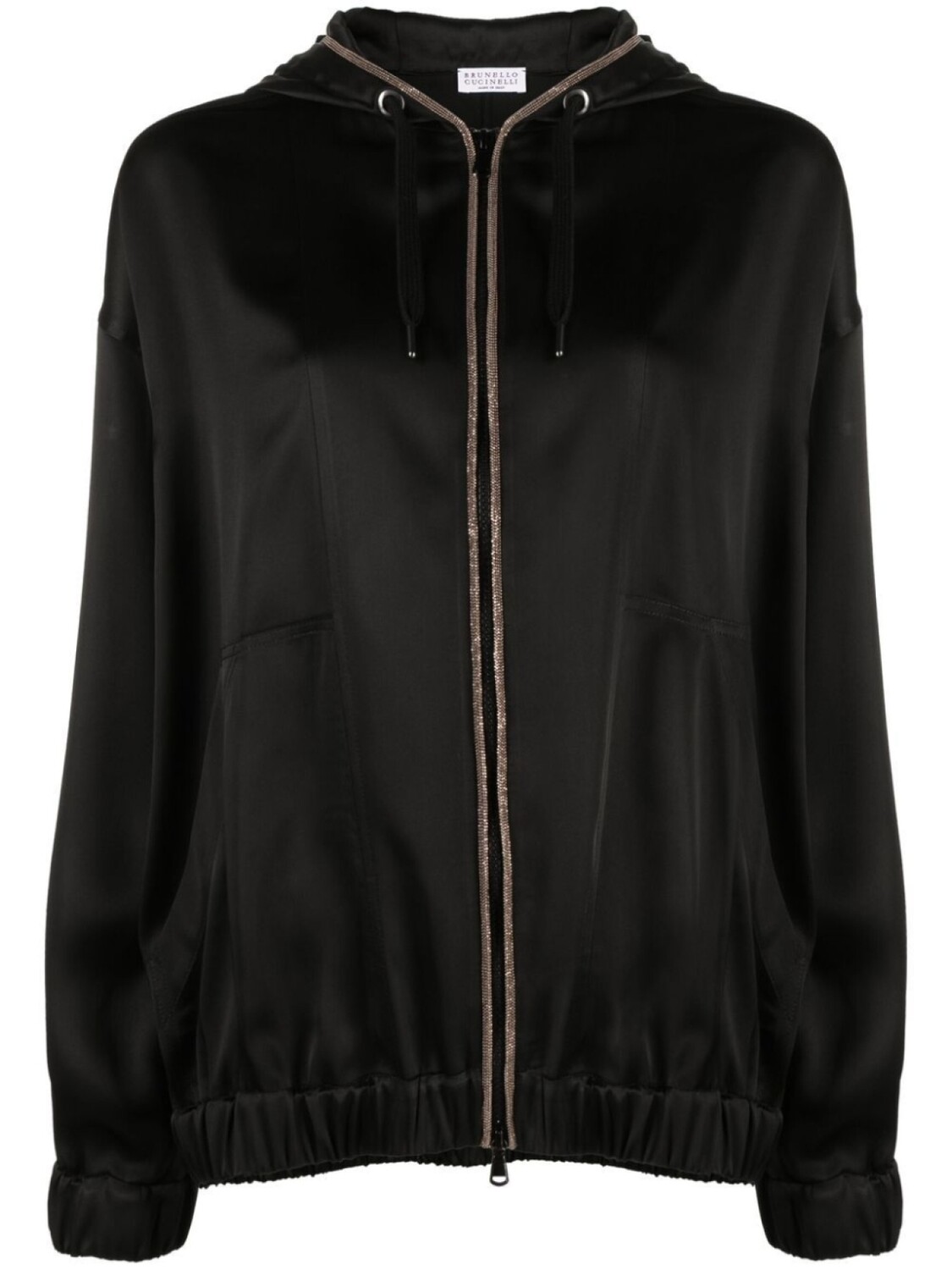 

Brunello Cucinelli толстовка на молнии, черный
