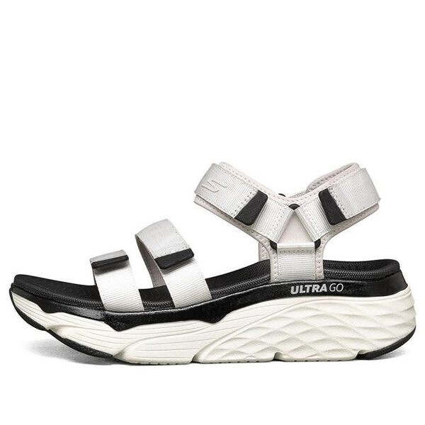 Сандалии max cushioning sandals white Skechers, белый