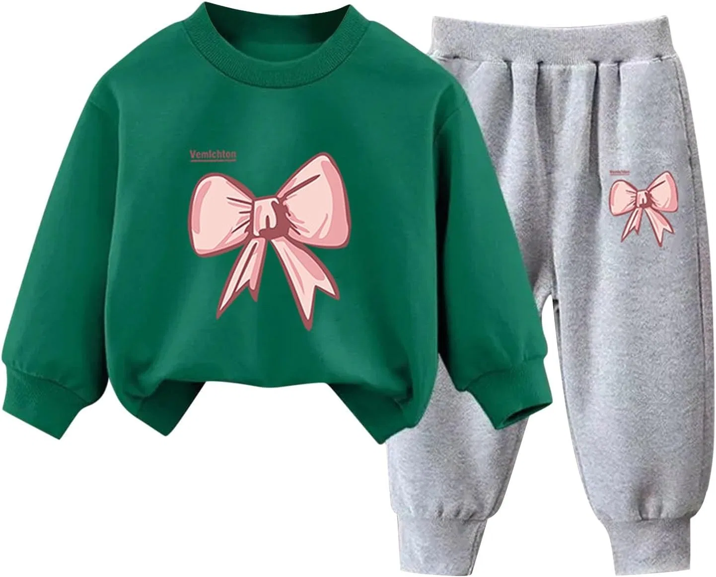 Детский спортивный костюм 2 предмета, Generic, J-752 Army Lime Green Boy Girl