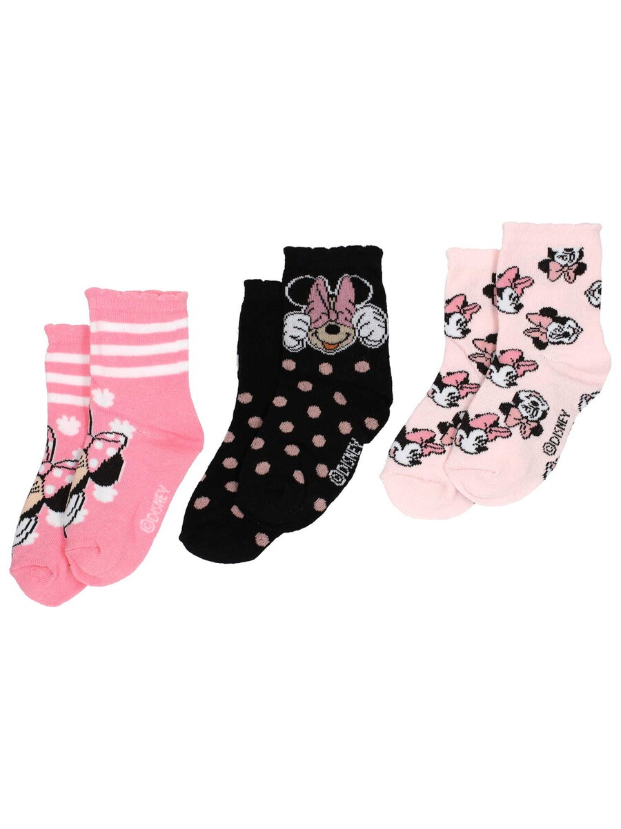 

Носки DISNEY Minnie Mouse, розовый/розовый/светло-розовый