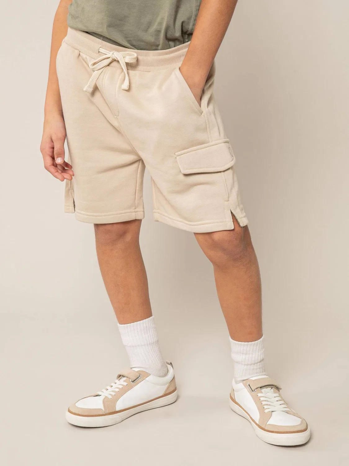 Шорты Deeluxe Regular Pants KOA светло-бежевого цвета — фото 3