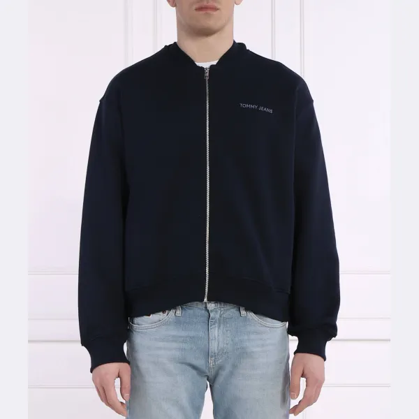 

Толстовка-Бомбер свободного кроя Tommy Hilfiger, синий