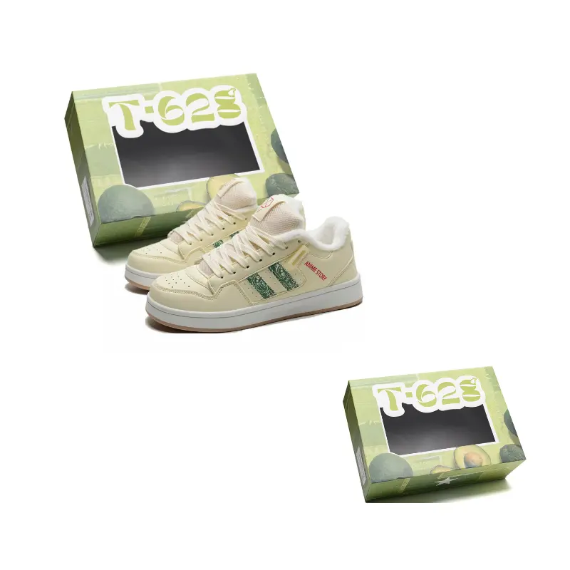 

T628 Пуховики с коробкой, противоскользящие, износостойкие, легкие низкие скейтерские унисекс с подкладкой из флиса в стиле пейсли, цвет Paisley Fleece-Lined