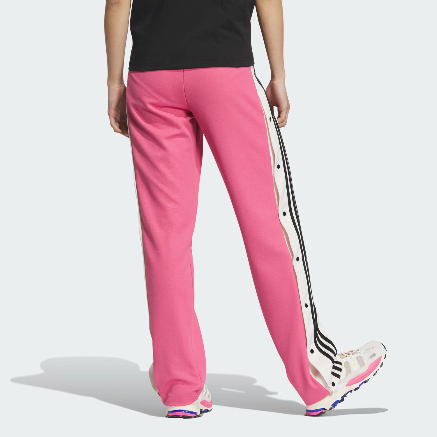 Adicolor Knit спортивные брюки женские светло-фуксия Adidas Originals — фото 2