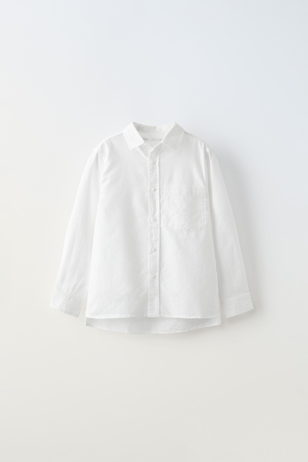 

Рубашка оксфорд ZARA, белый