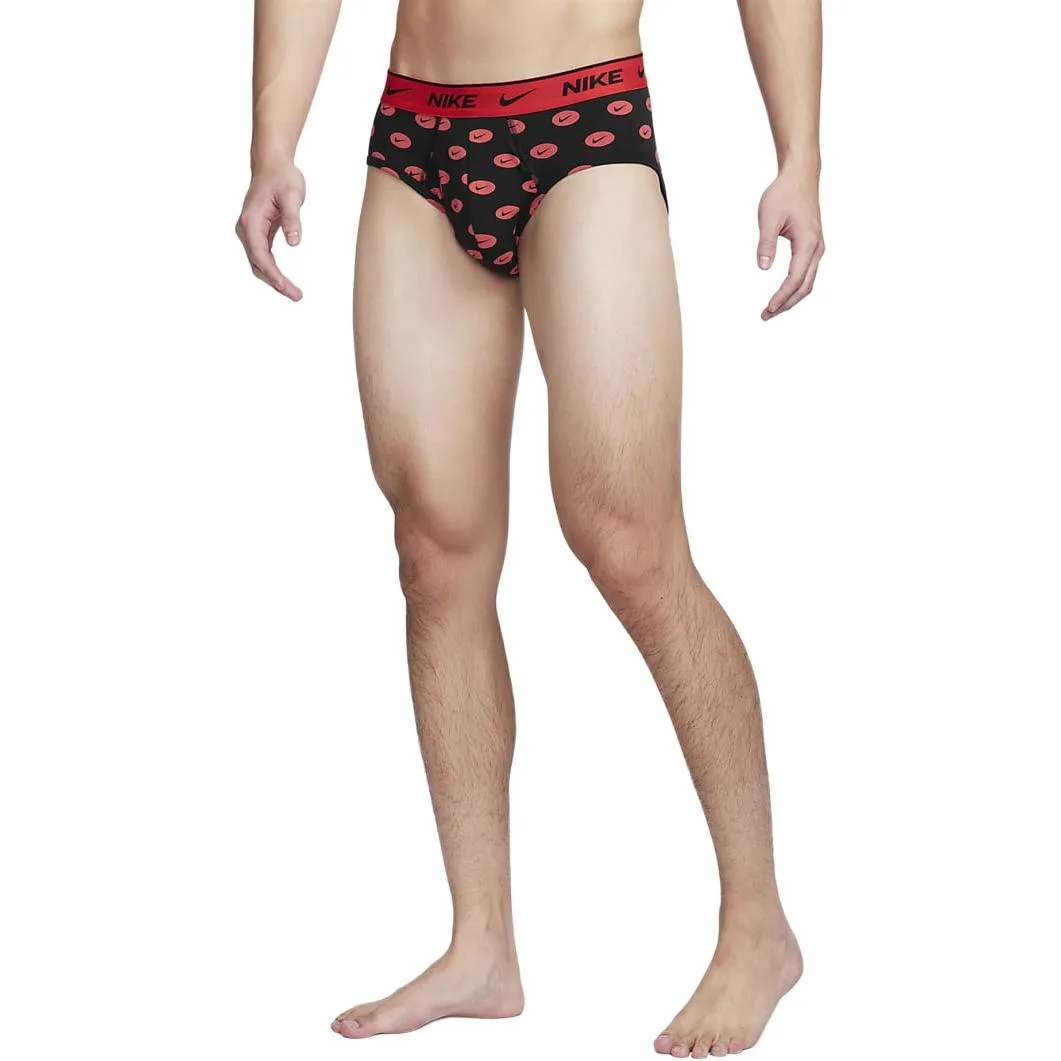 Трусы мужские Dri FIT Essential Stretch Nike, 3 Pack (Red+Wolf Gray+Black) — фото 4