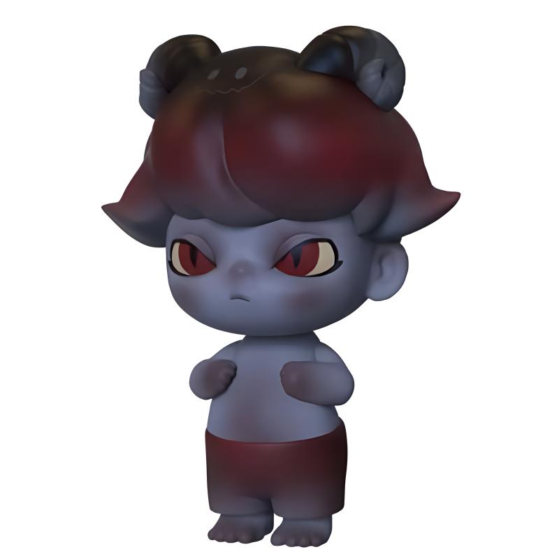 

DIMOO Извращенная сумка в виде горячего круассана Модные фигурки Pop Mart, perverted spicy croissants