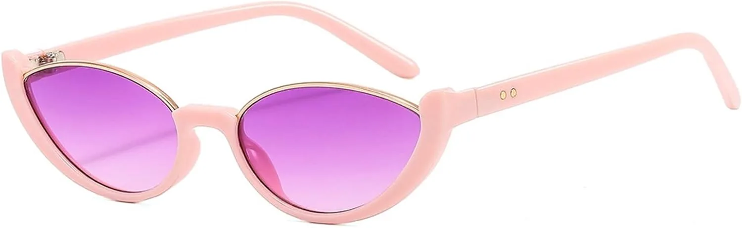 

Солнцезащитные очки «кошачий глаз» для женщин, маленькая оправа, овальная форма, декоративные очки для отдыха на природе (цвет: C, размер: средний) MTZJH, G