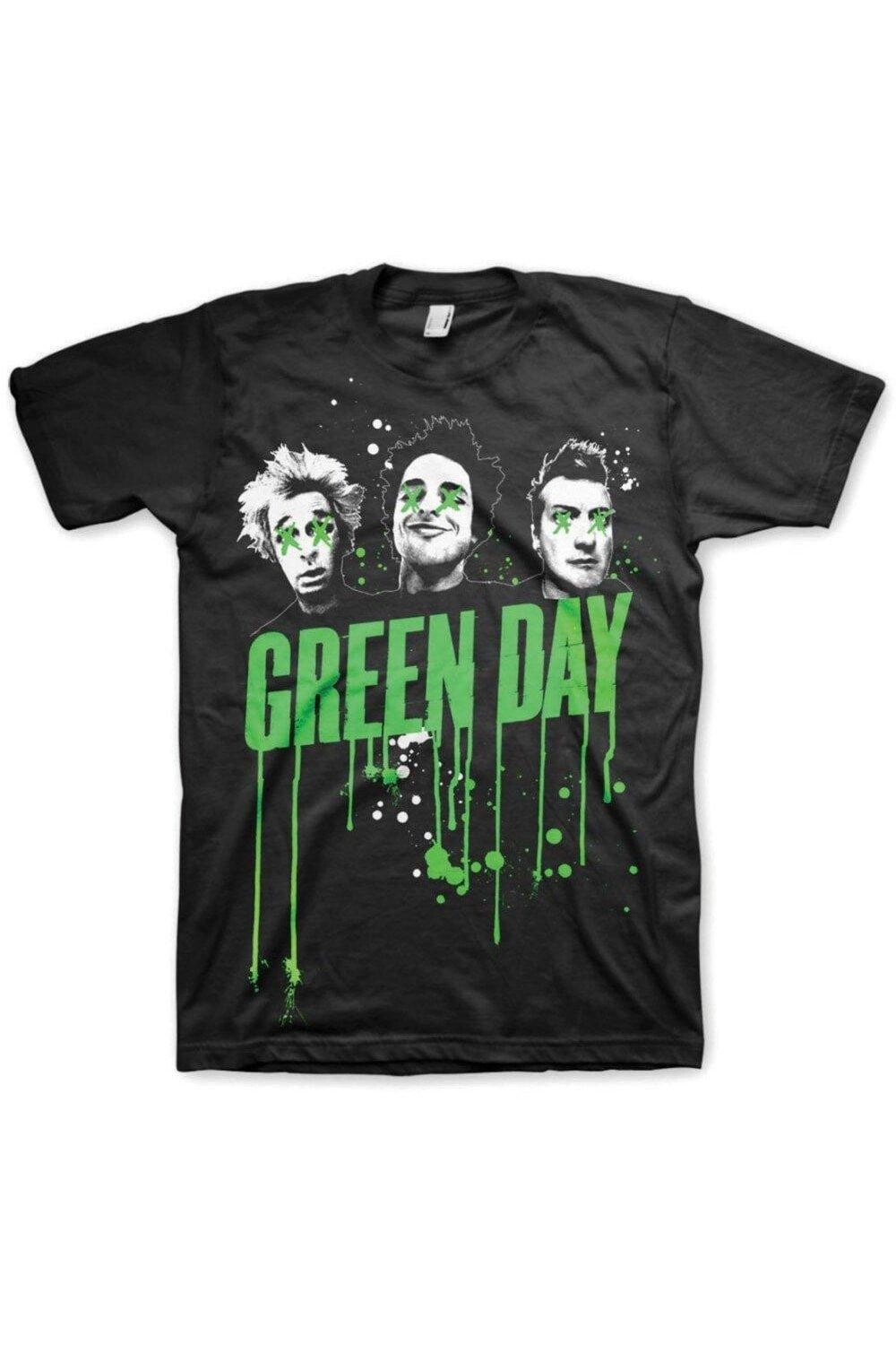 

Футболка «Капли» Green Day, черный