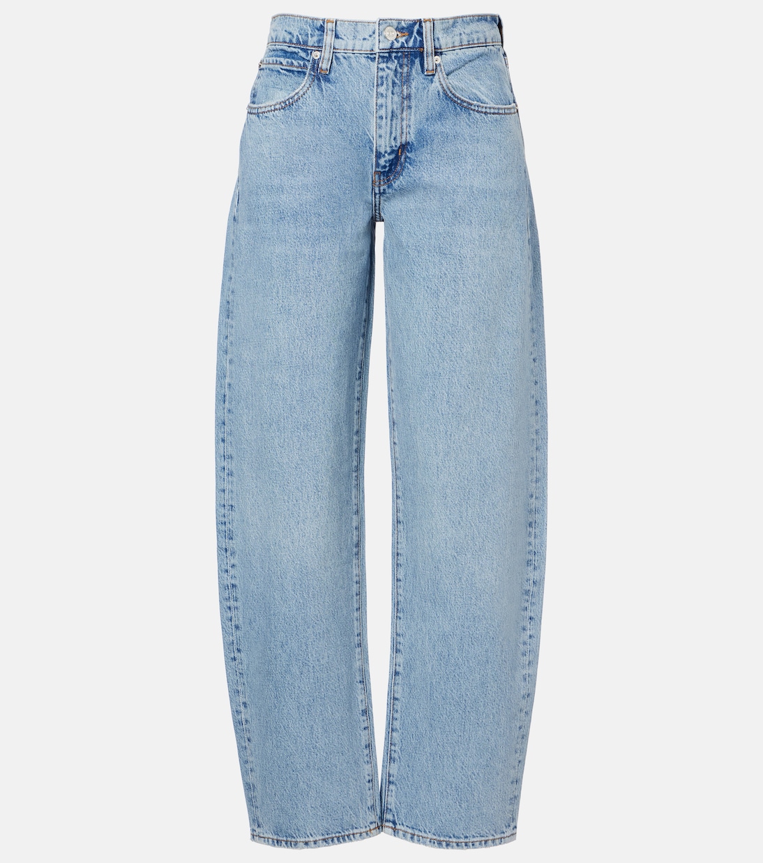 

Джинсы-бочонки Low Slung со средней посадкой Frame, Dollhouse