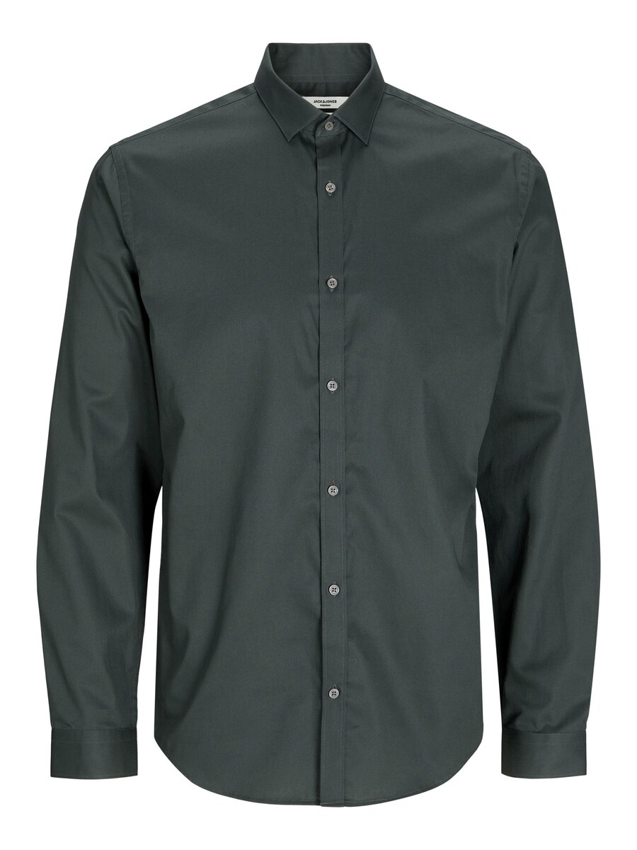 

Рубашка Slim Fit на пуговицах JACK & JONES JJJoe, темно-зеленый
