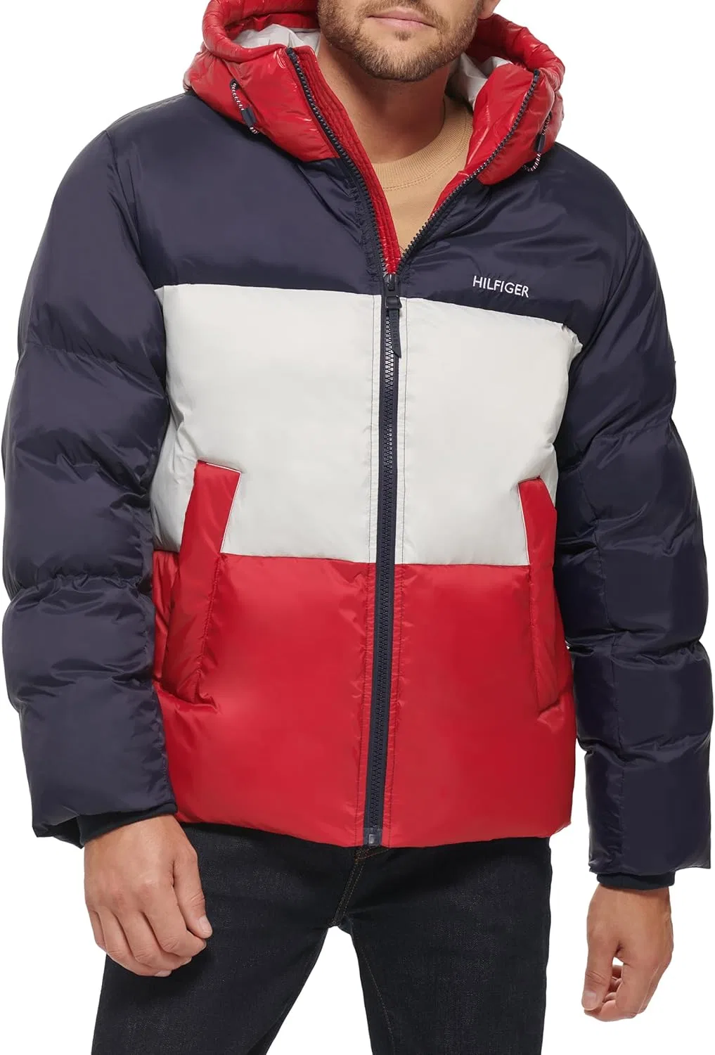 Мужская стеганая куртка-пуховик Tommy Hilfiger