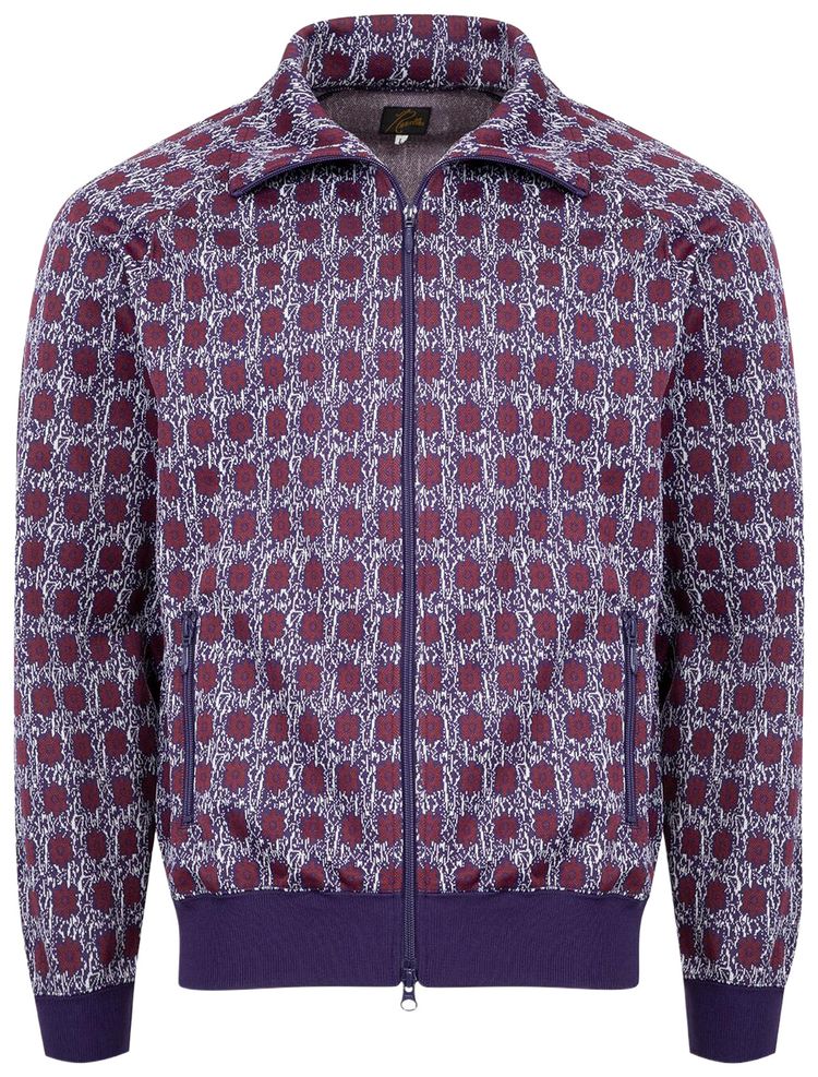 

Спортивная куртка Needles Track Jacket из полиэстеровой жаккардовой ткани с рисунком «Цветок», мультиколор