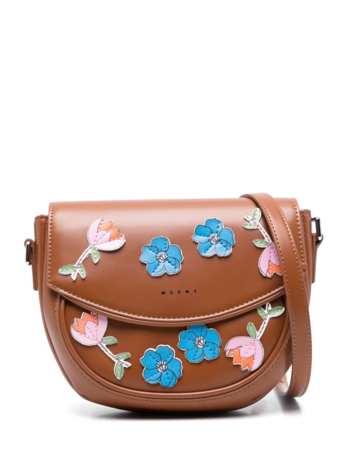 

Marni Kids сумка на плечо Smile, коричневый