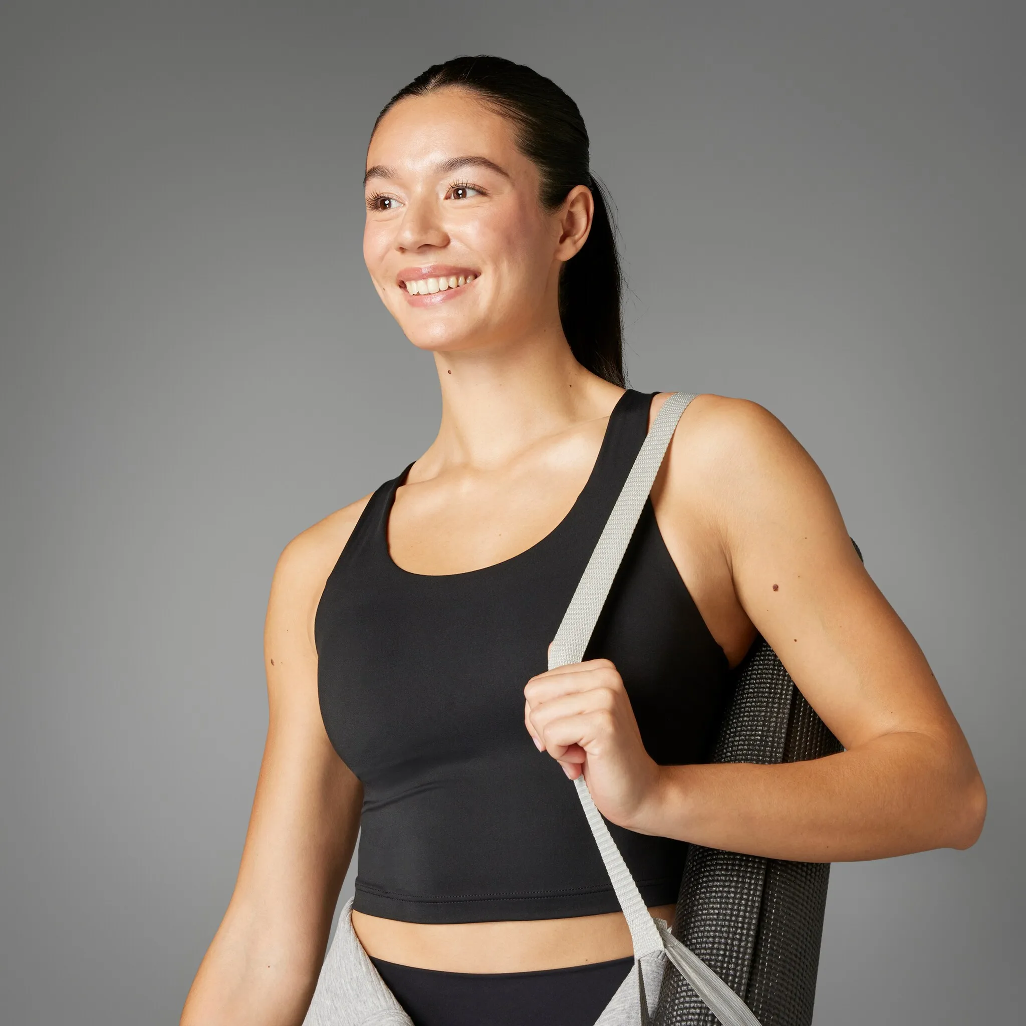 

Спортивный бюстгальтер adidas Performance "ALL ME MS TANK", черный